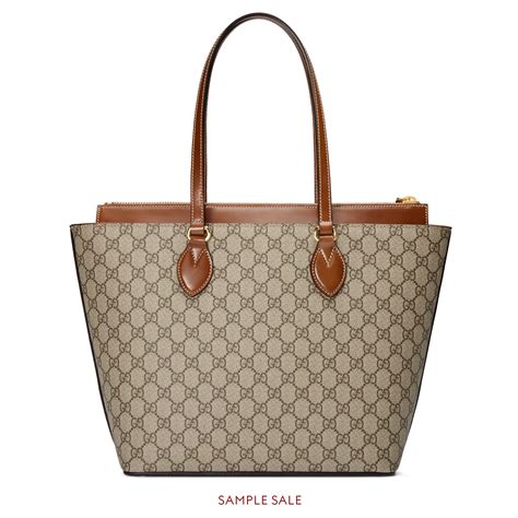 medium gucci print tote